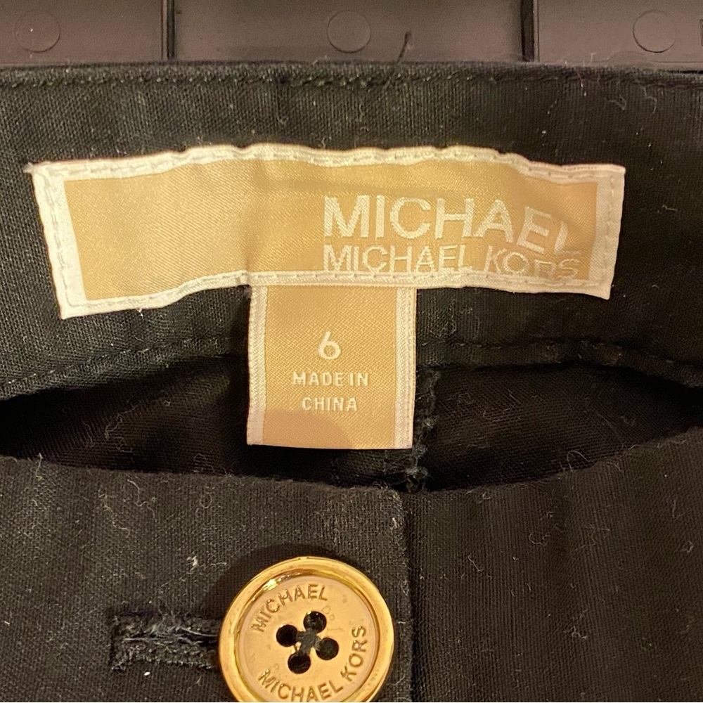 Michael Kors womens black dress pants, size 6 - Picture 3 of 3